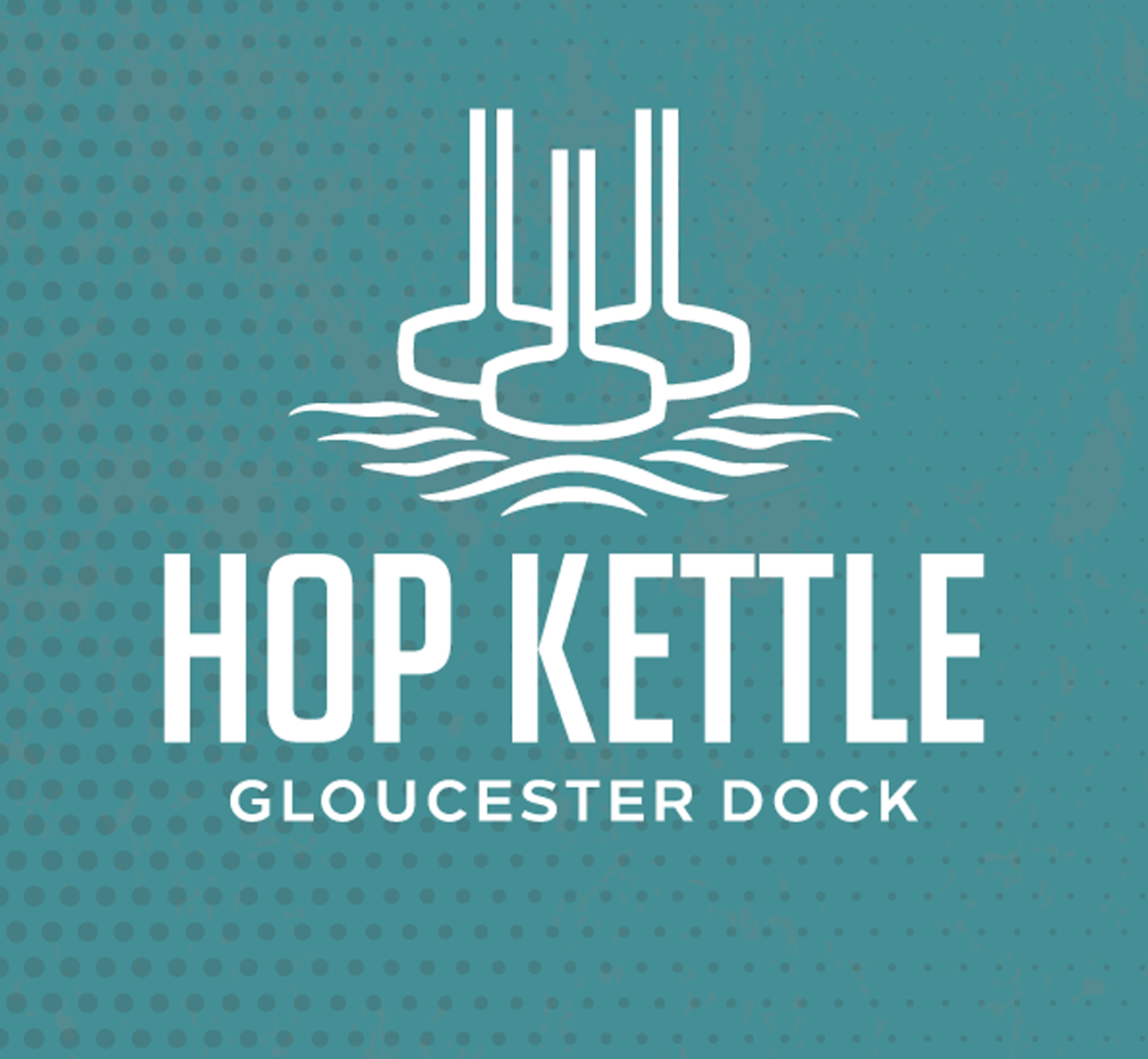 Hop Kettle at Gloucester Dock logo.