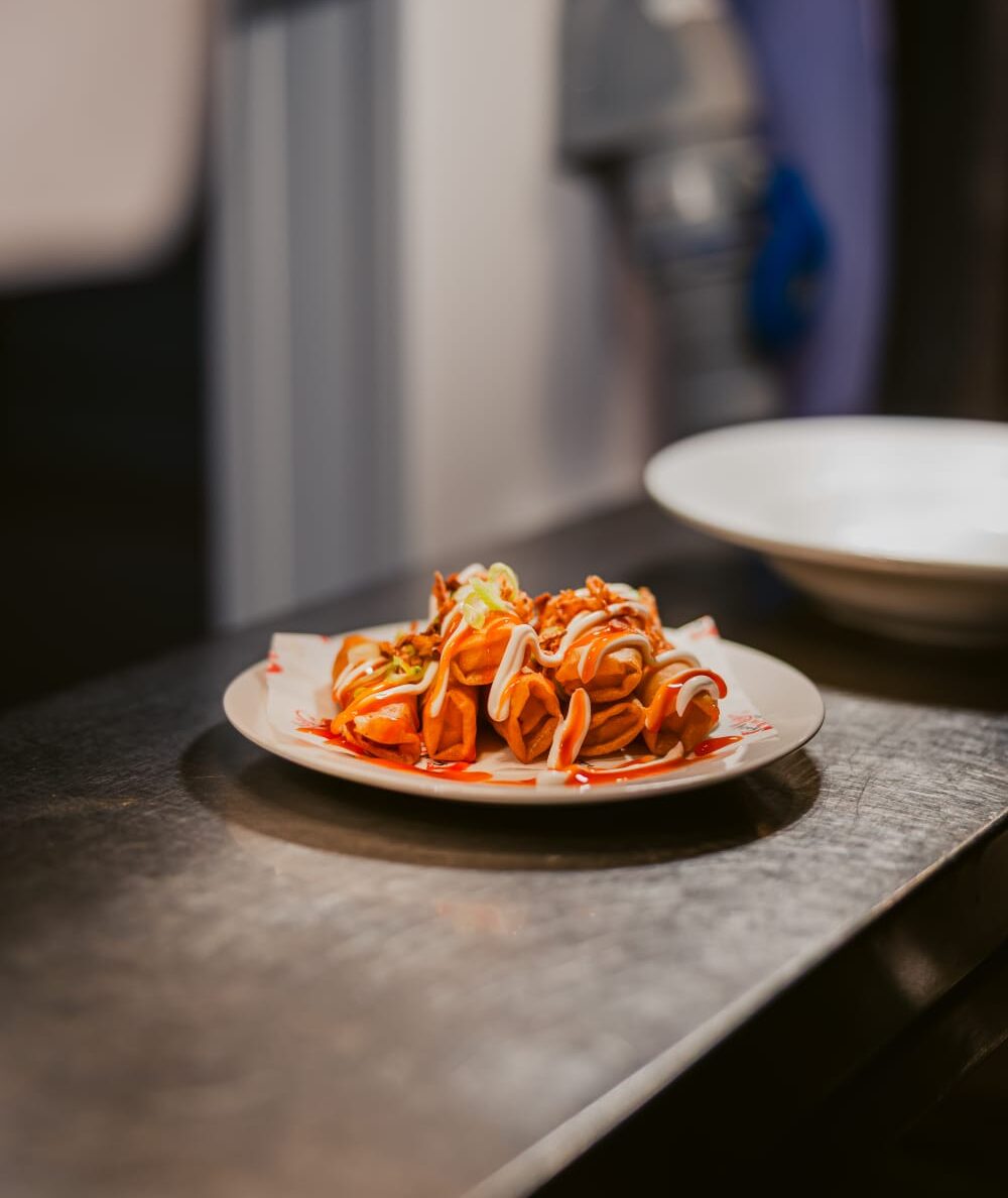 Spring Rolls in Kinn Kinn at Gloucester Food Dock.