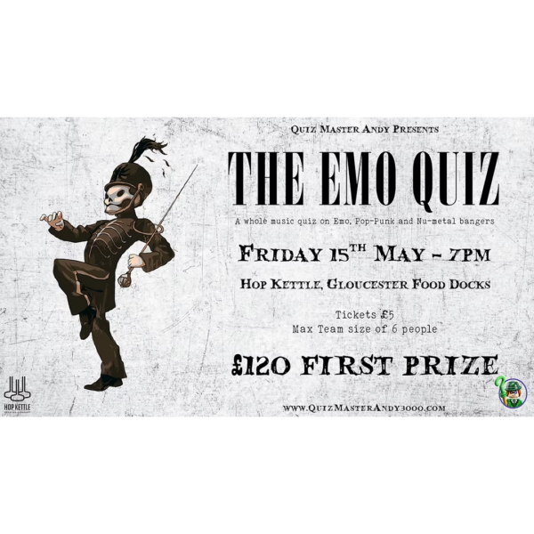 The Emo Pub Quiz at Hop Kettle in Gloucester Docks.
